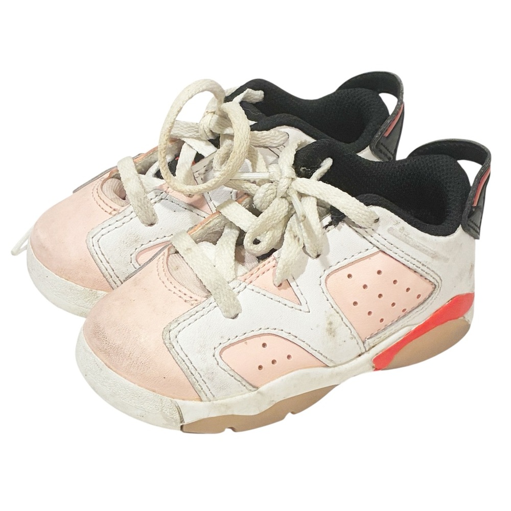 Air Jordan 6 Retro Low Atmosphere Pink (TD) DV3529 102 Baby‎ Size 6C